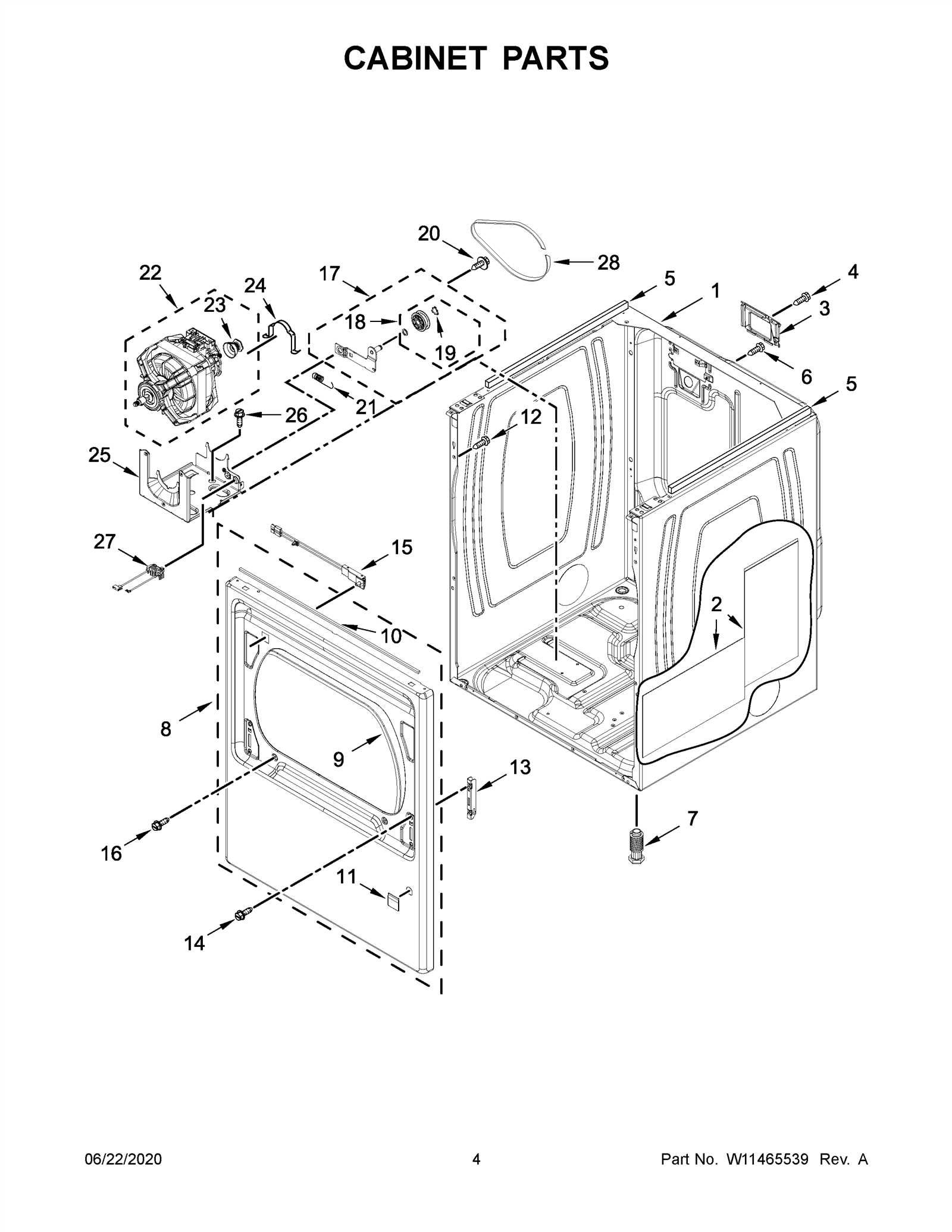 kenmore elite dryer parts diagram