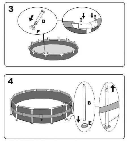 above ground pool parts diagram