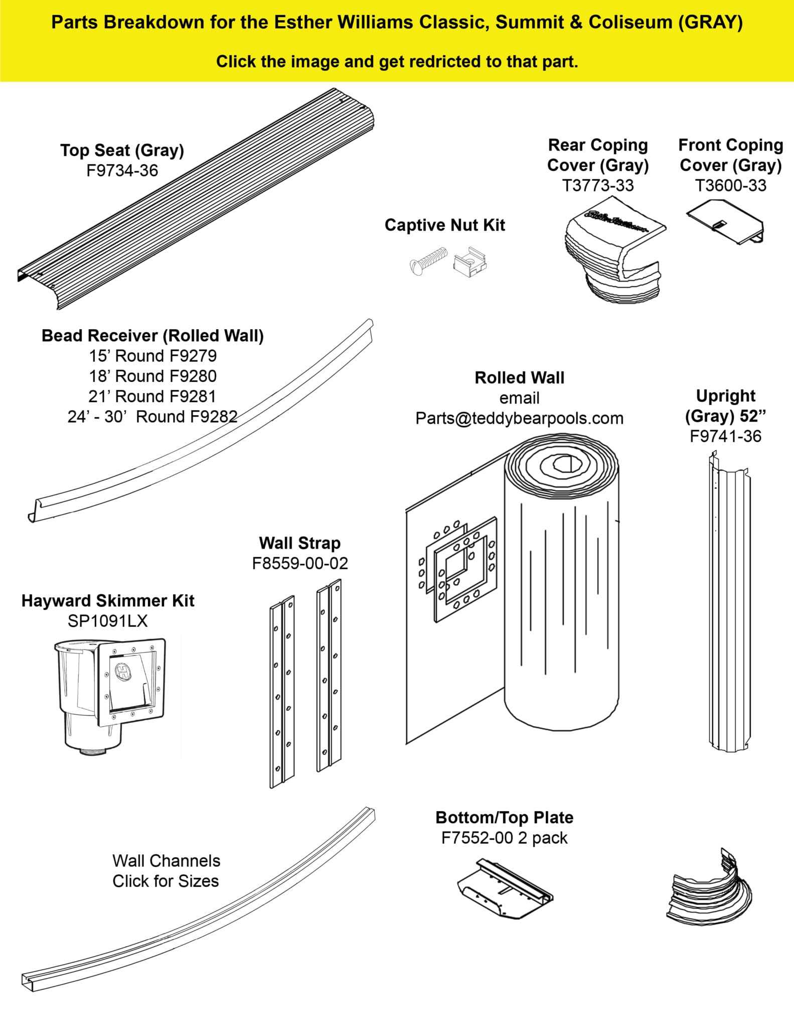 above ground pool parts diagram