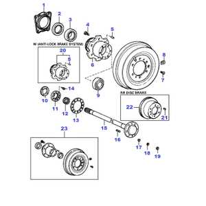 wheel hub assembly parts diagram