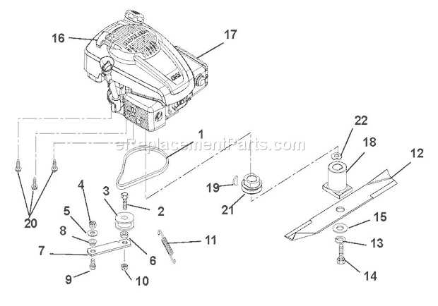 ariens mower parts diagrams