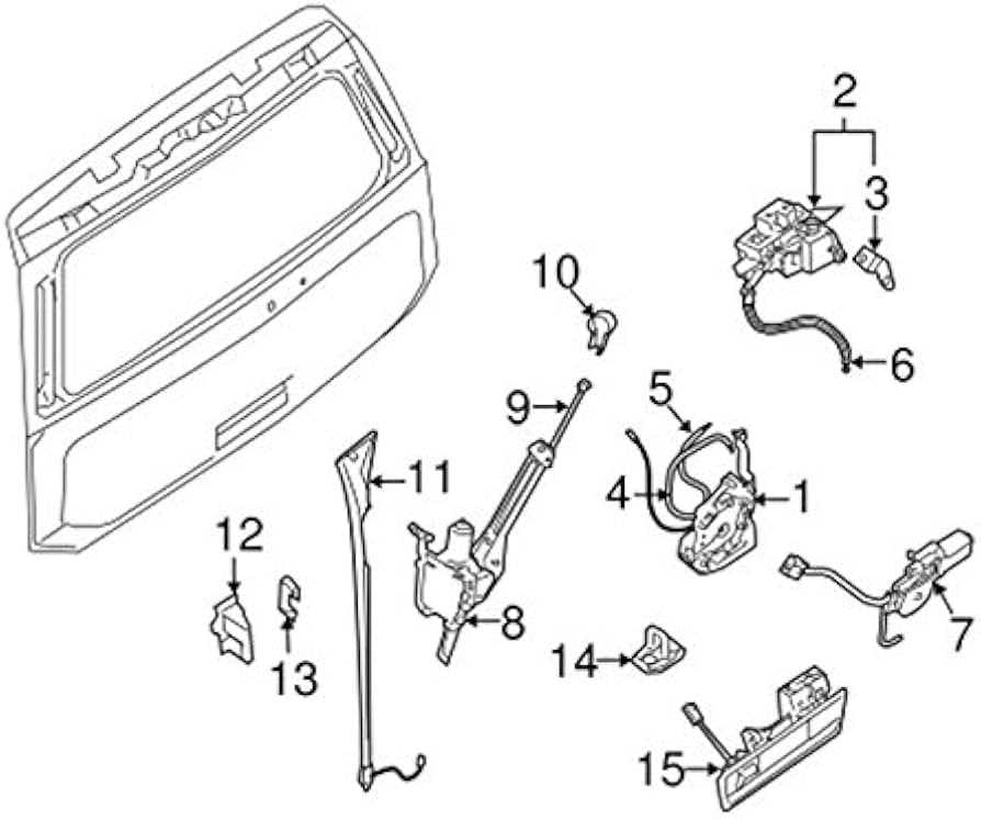 nissan armada parts diagram