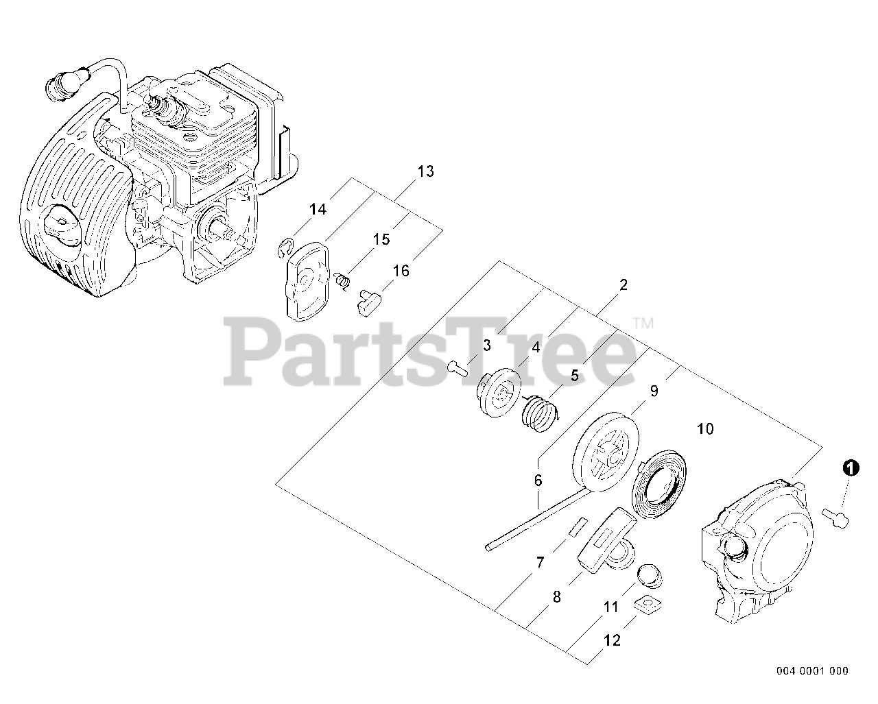 echo pas 225 parts diagram