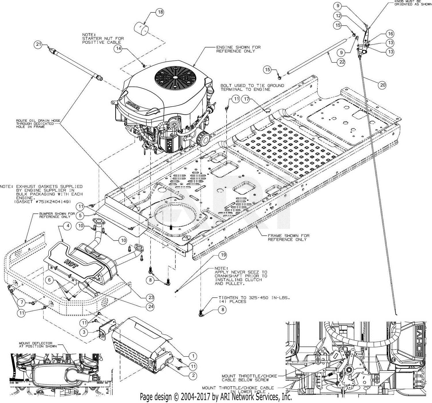 troy bilt mustang 42 parts diagram