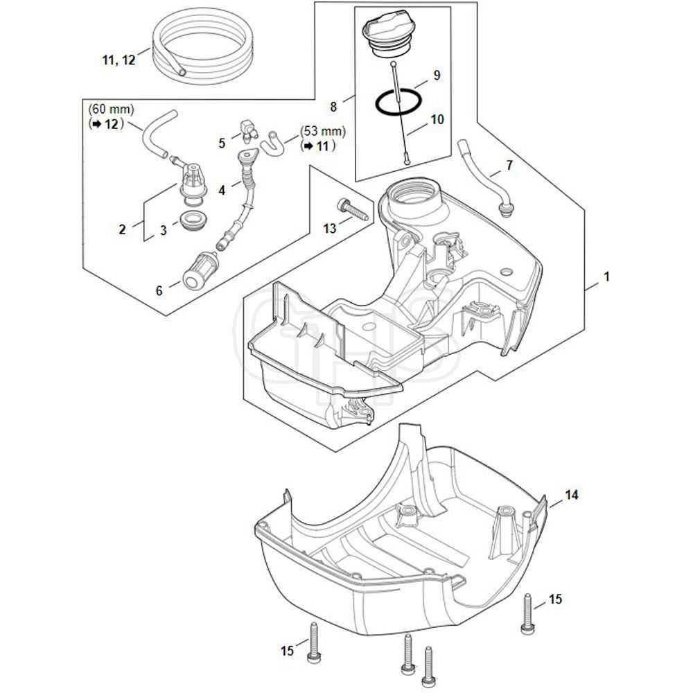 gas tank parts diagram