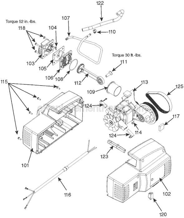 air compressor parts diagram