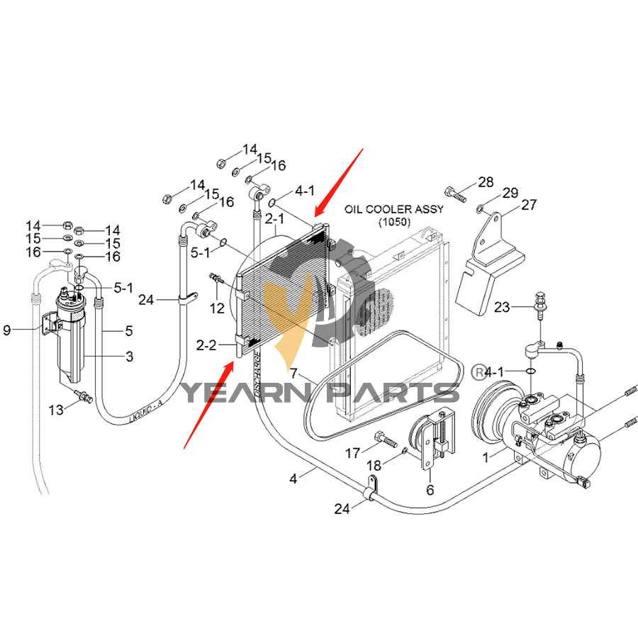 air conditioner compressor parts diagram