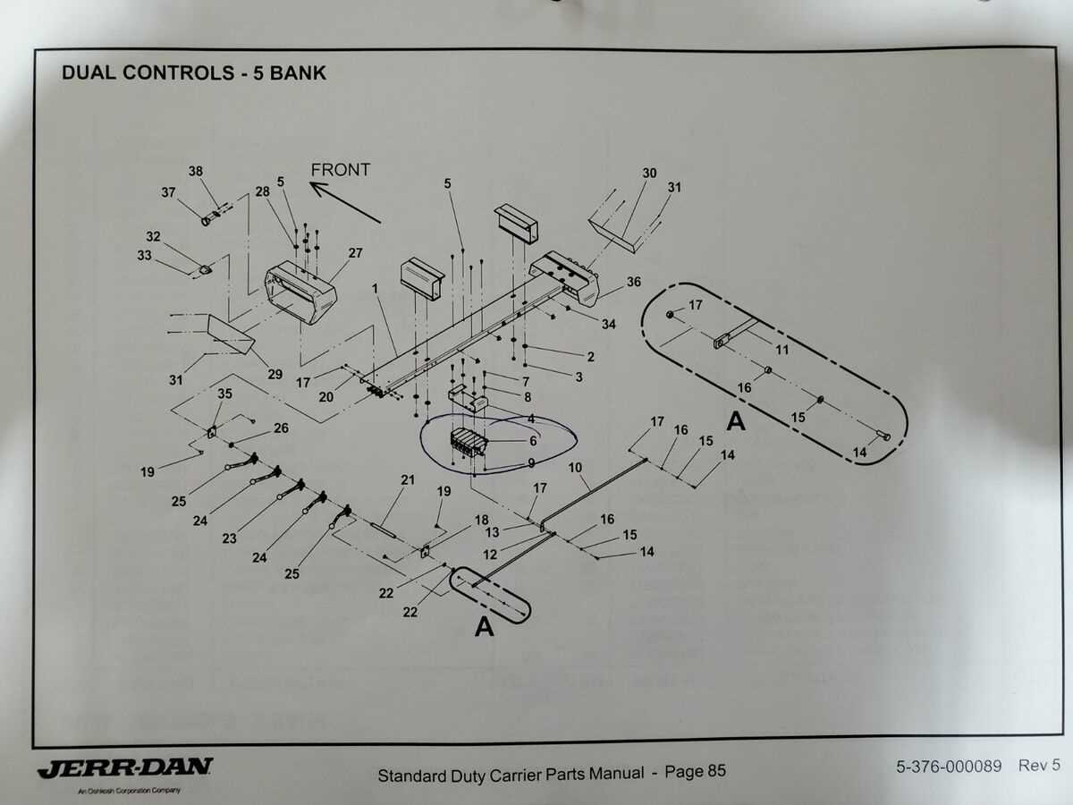 jerr dan wheel lift parts diagram