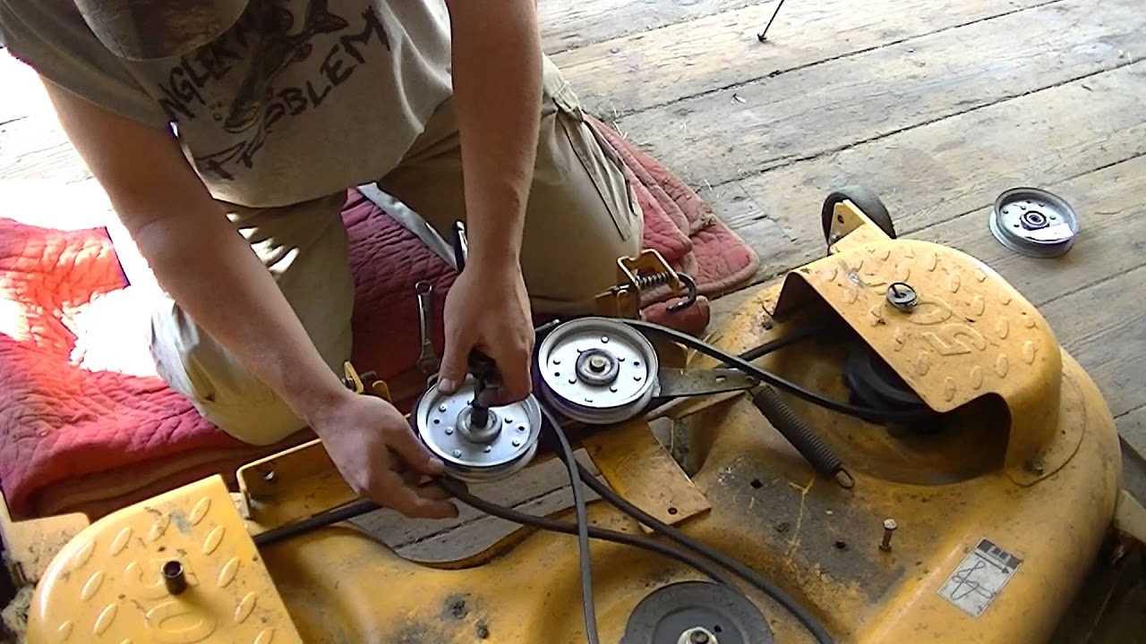 cub cadet ltx 1045 deck parts diagram
