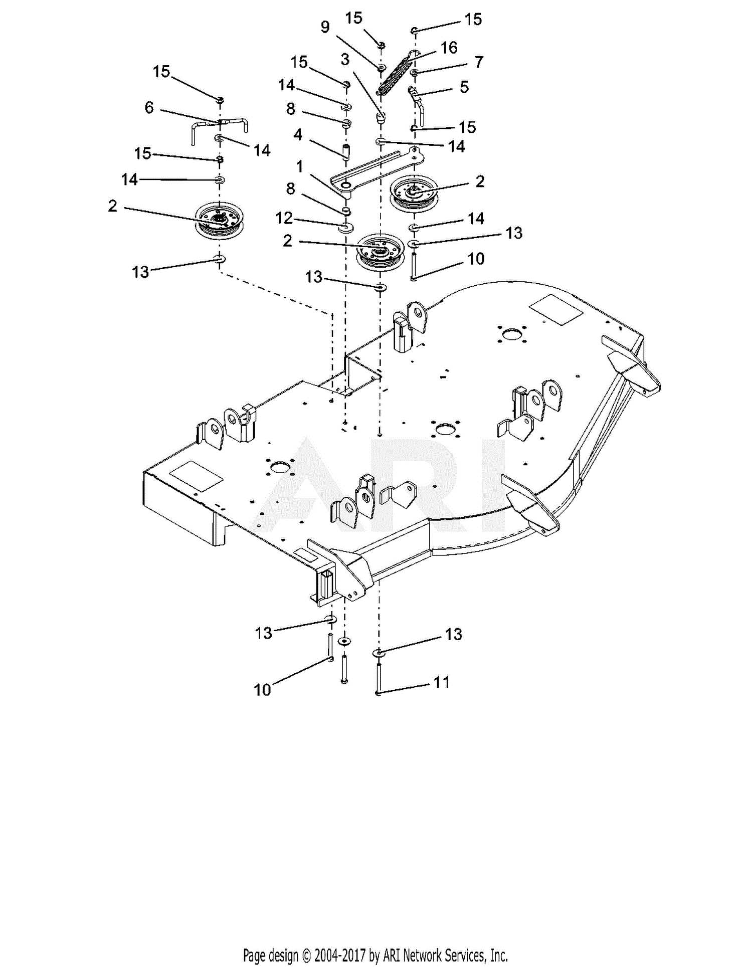 ariens ikon xd 52 parts diagram