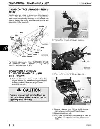 john deere 828d snowblower parts diagram