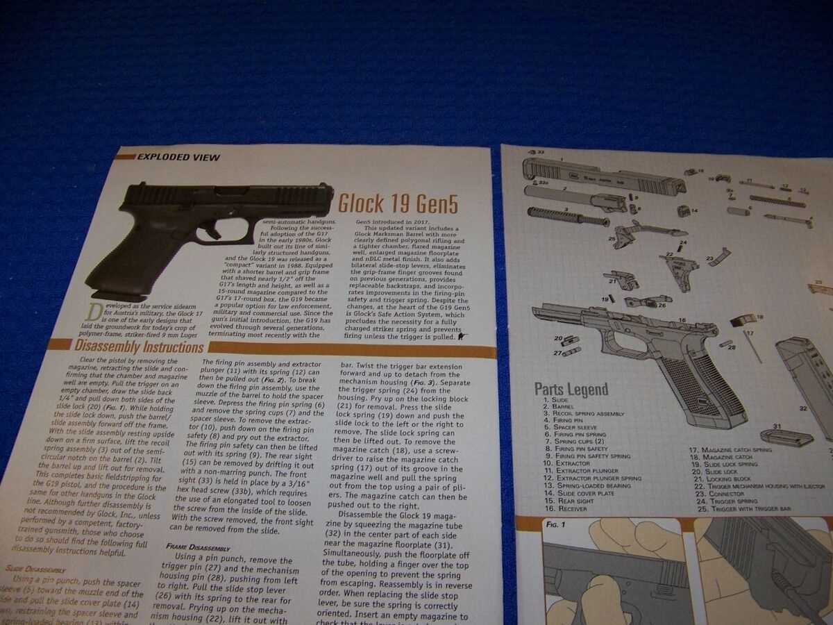 glock gen 3 parts diagram