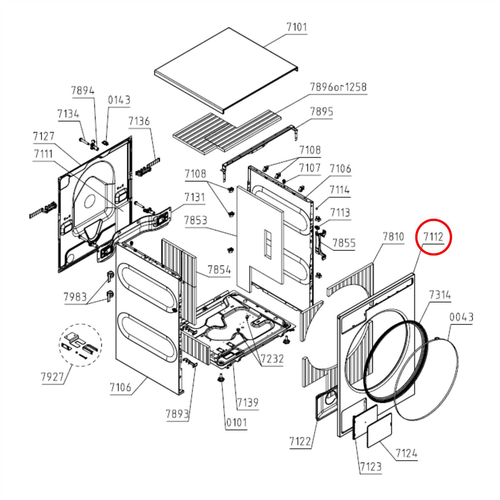 asko dishwasher parts diagram