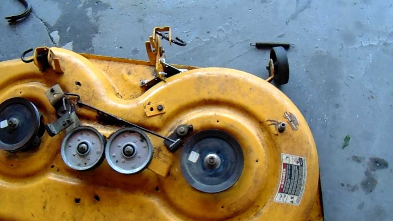 cub cadet ltx 1045 deck parts diagram