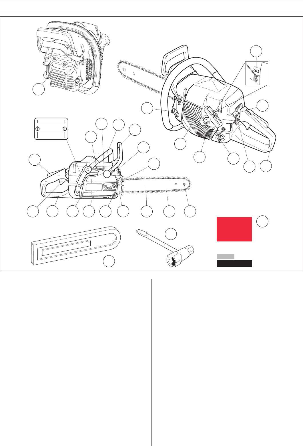 jonsered chainsaw parts diagram