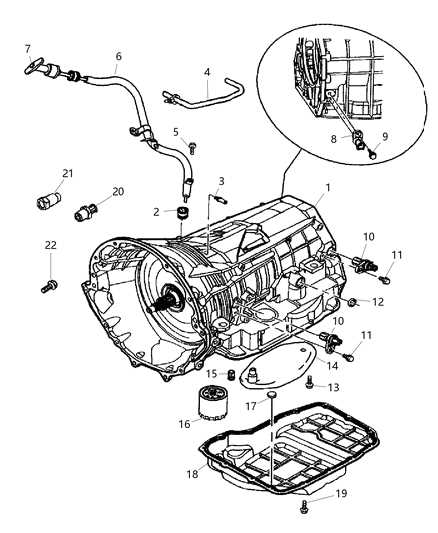 auto transmission parts diagram