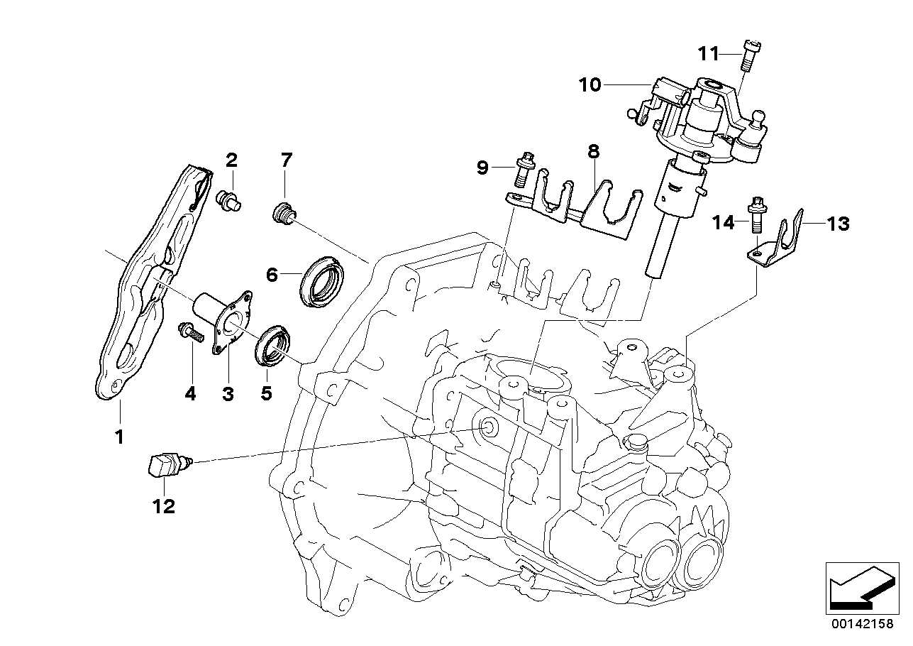 automatic transmission parts diagram