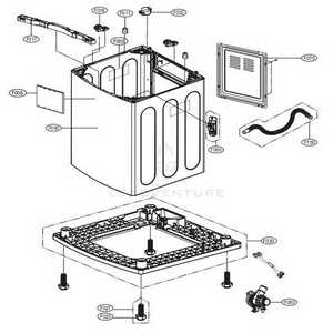 lg top load washer parts diagram