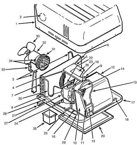 air handler parts diagram