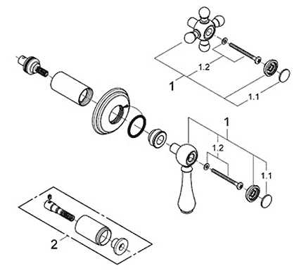 grohe faucet parts diagram