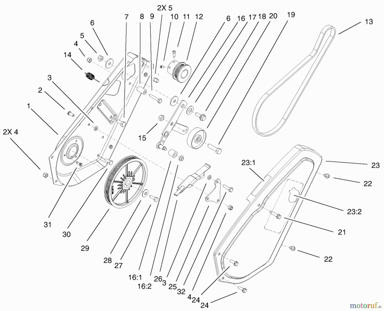 toro ccr 3650 parts diagram