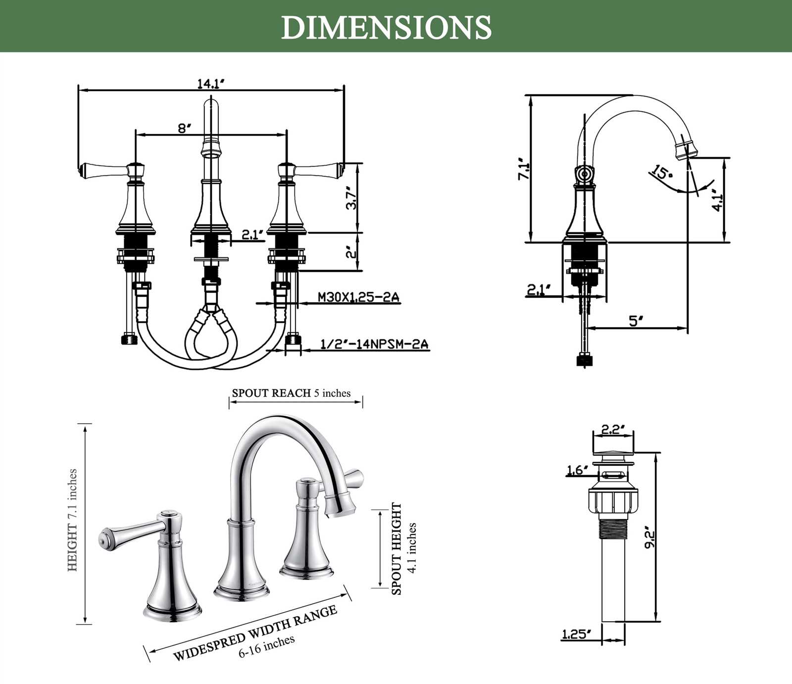 bathroom sink faucet parts diagram