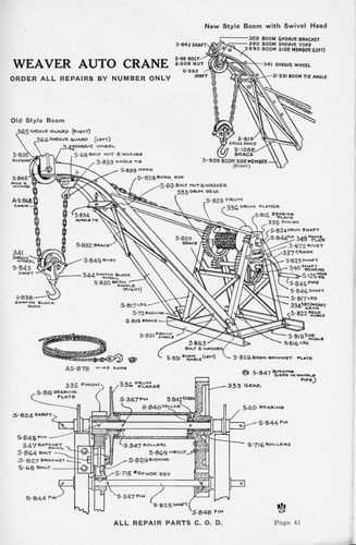 tow truck parts diagram