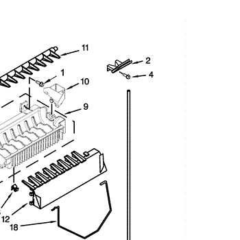 kenmore elite ice maker parts diagram