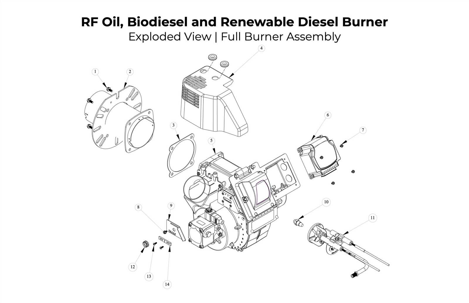 beckett burner parts diagram