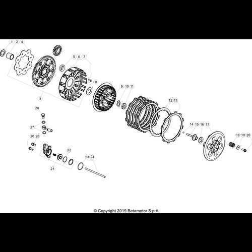 beta evo parts diagram