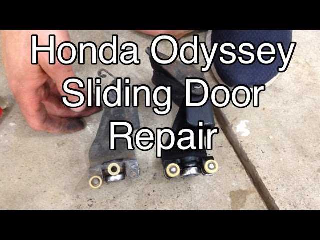 2005 honda odyssey sliding door parts diagram