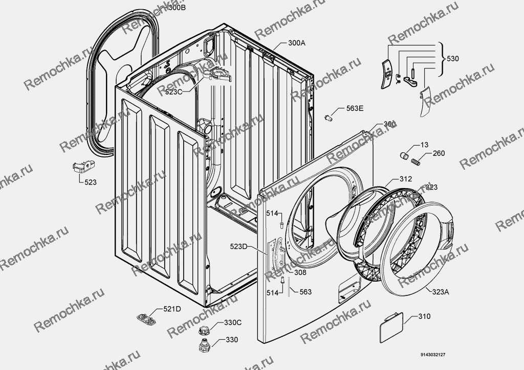 lg front load washing machine parts diagram