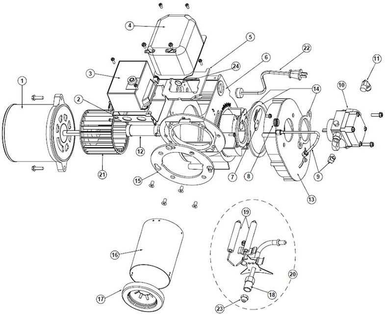 oil burner parts diagram