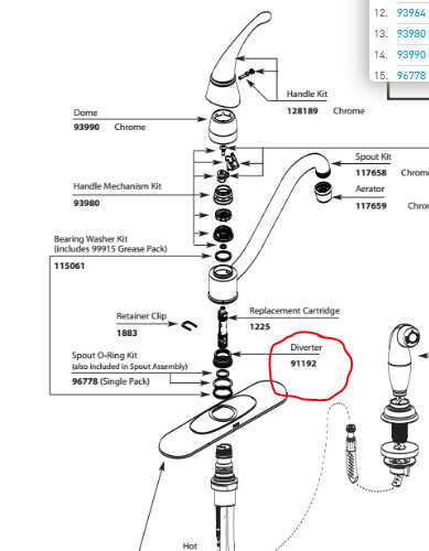 moen 7700 parts diagram