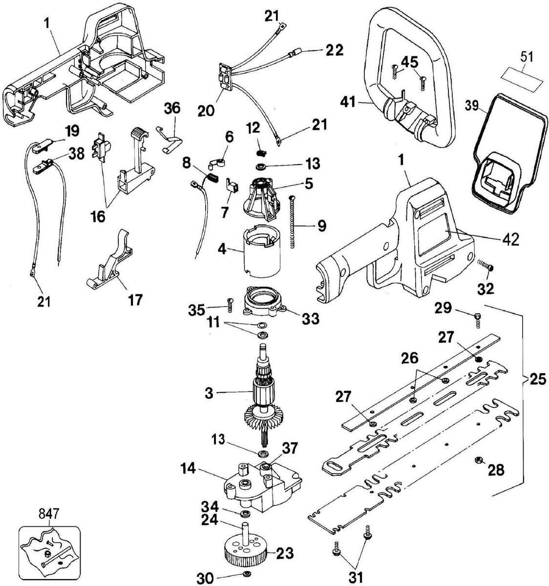 black and decker grass hog parts diagram