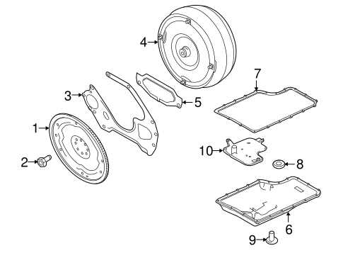 ford transmission parts diagram