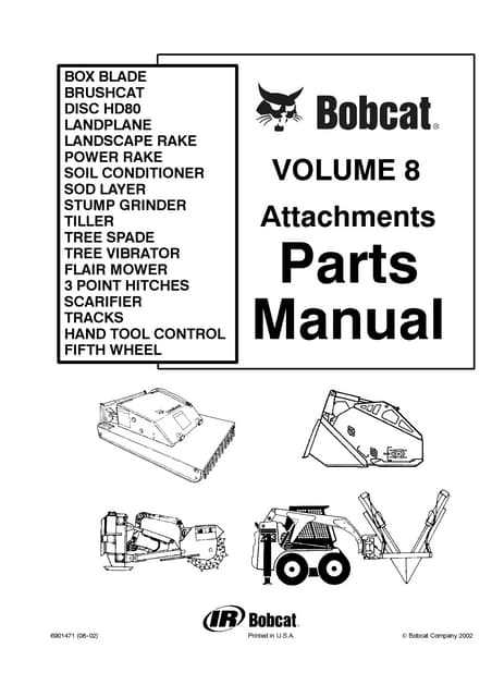 bobcat brushcat 72 parts diagram