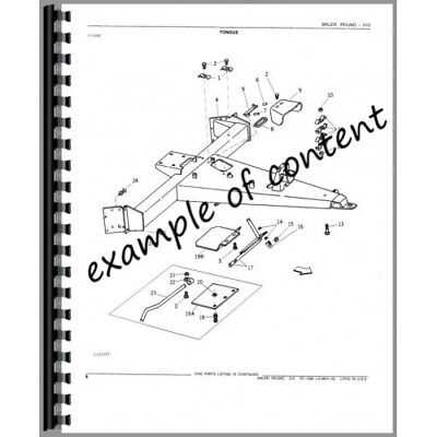 john deere bw disc parts diagram