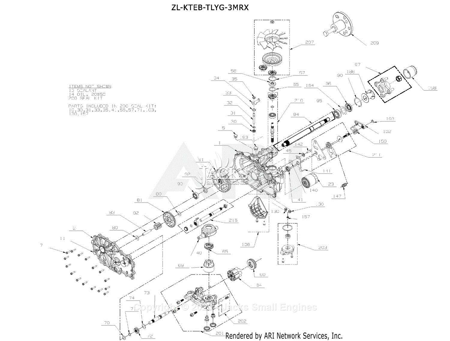 hydro gear zt 3100 parts diagram