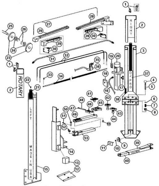 braun lift parts diagram