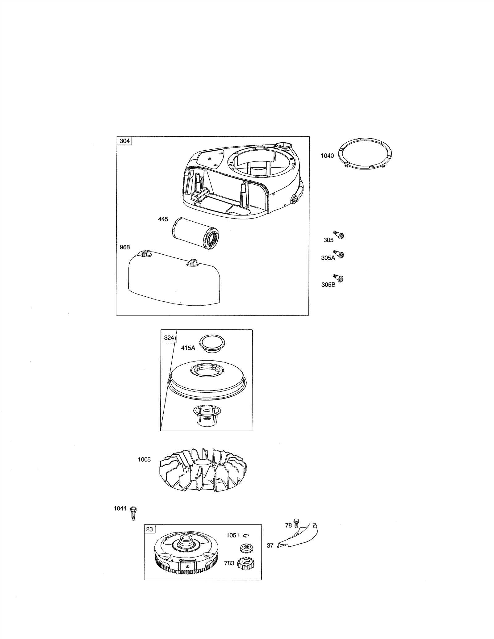 briggs and stratton 31c707 parts diagram