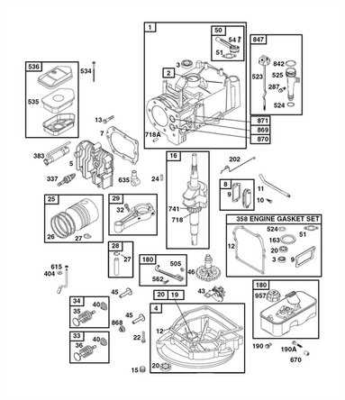 briggs and stratton 31c707 parts diagram