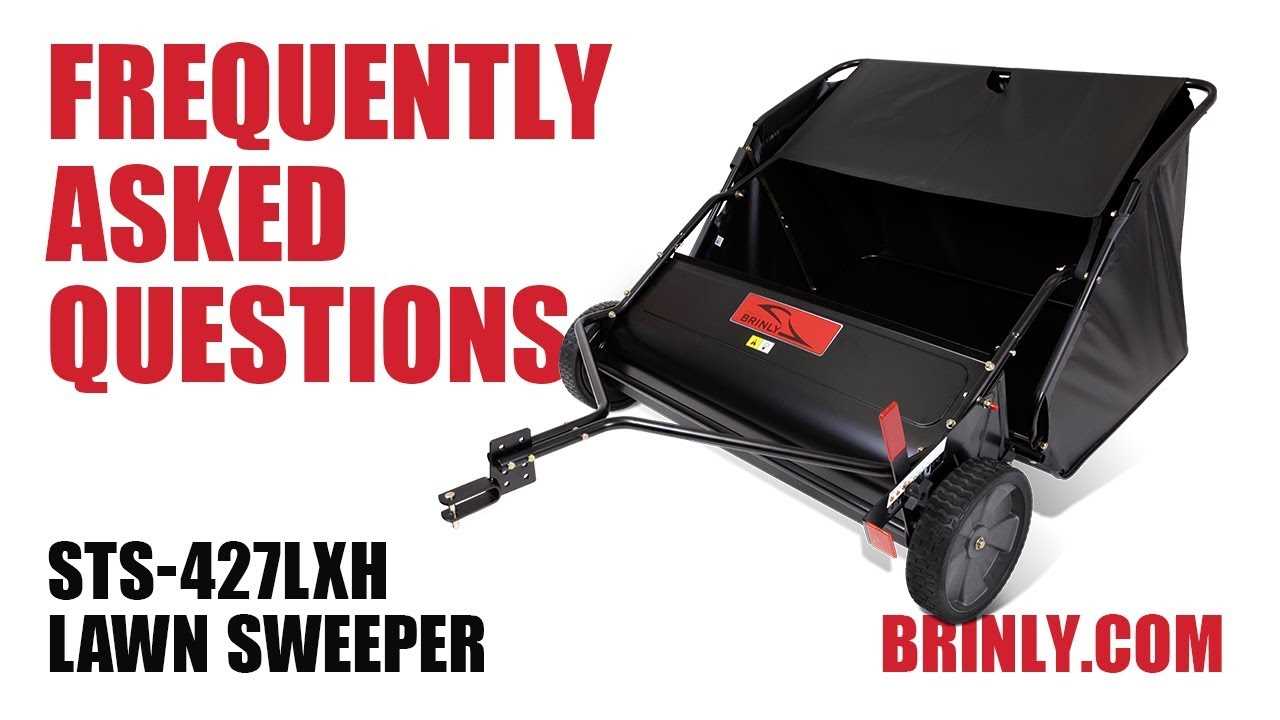 brinly lawn sweeper parts diagram