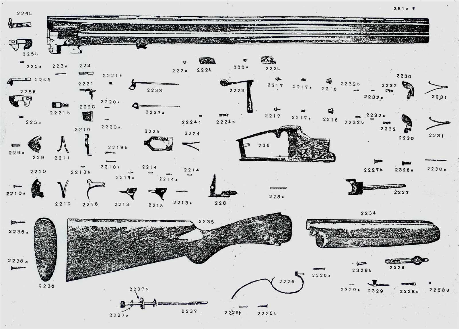 browning citori parts diagram