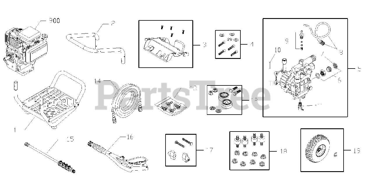 brute pressure washer parts diagram