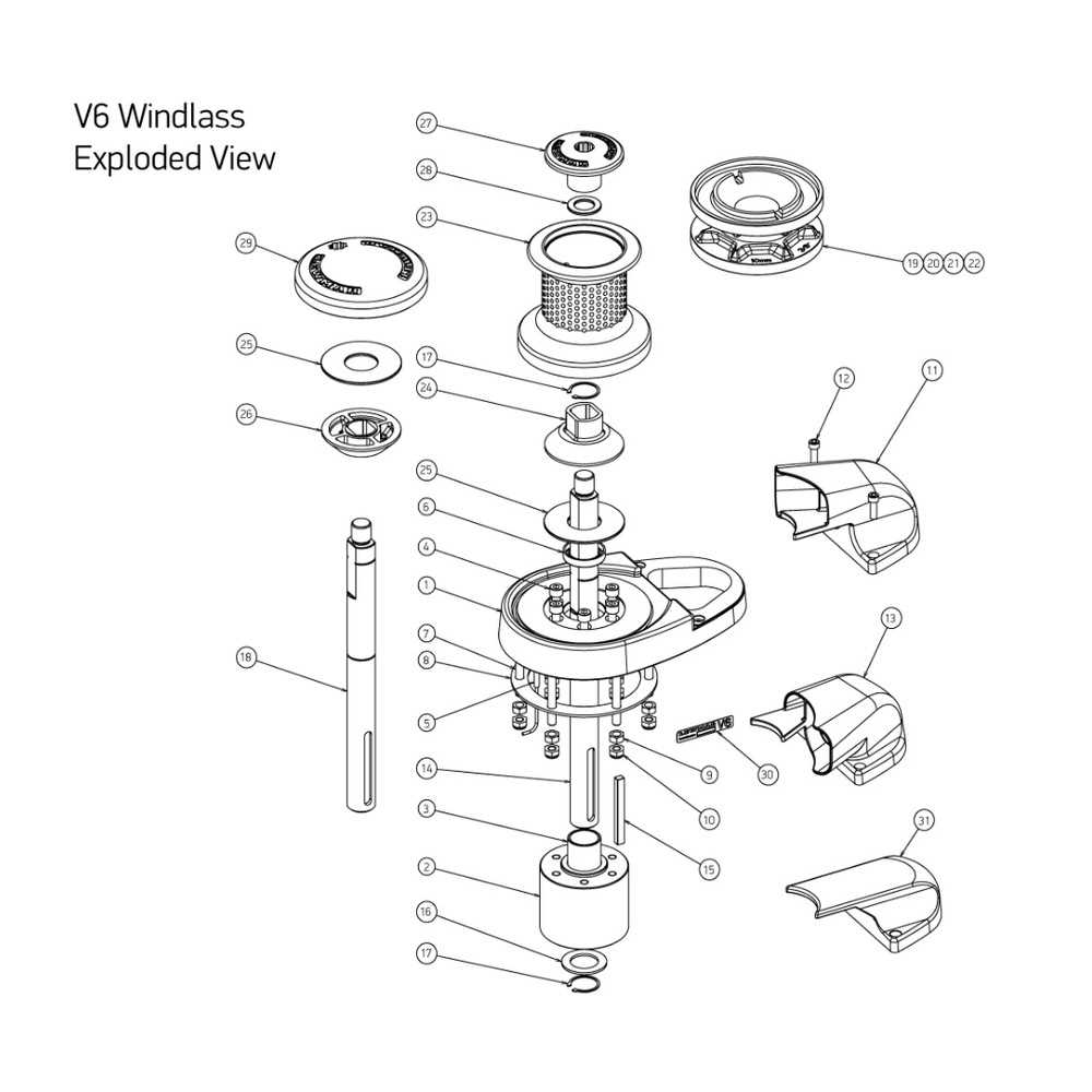 lewmar windlass parts diagram