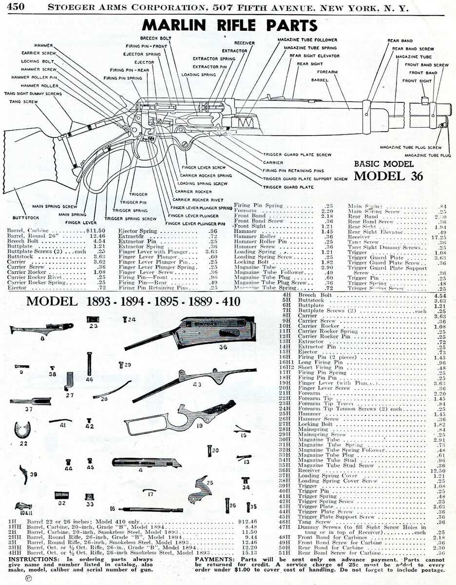 marlin 1894 parts diagram