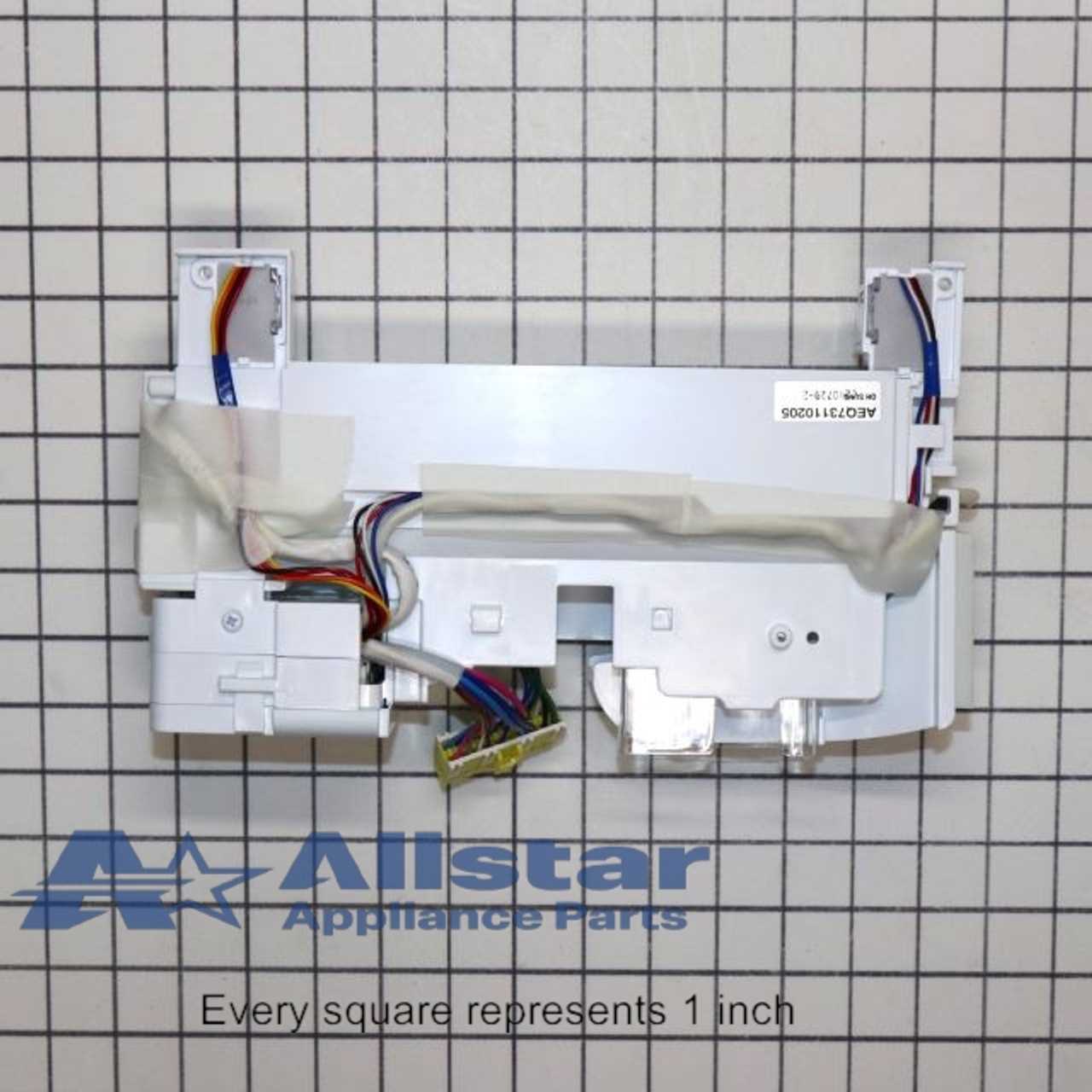 lg ice maker parts diagram