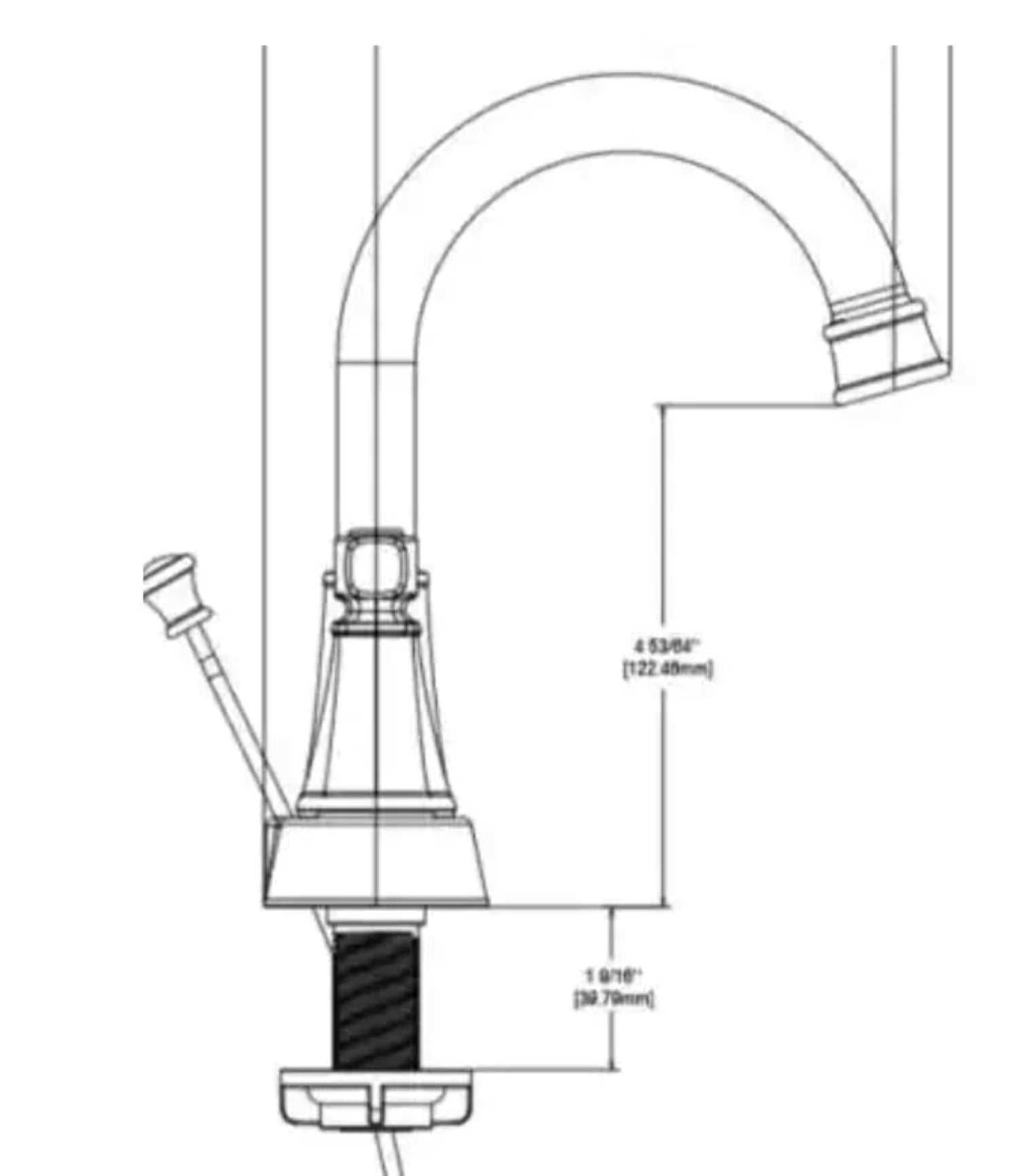 glacier bay kitchen faucet parts diagram