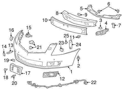 cadillac srx parts diagram